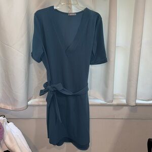 Blue Zara dress 10-12 L